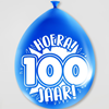 Party ballonnen 100 jaar (8 stuks)